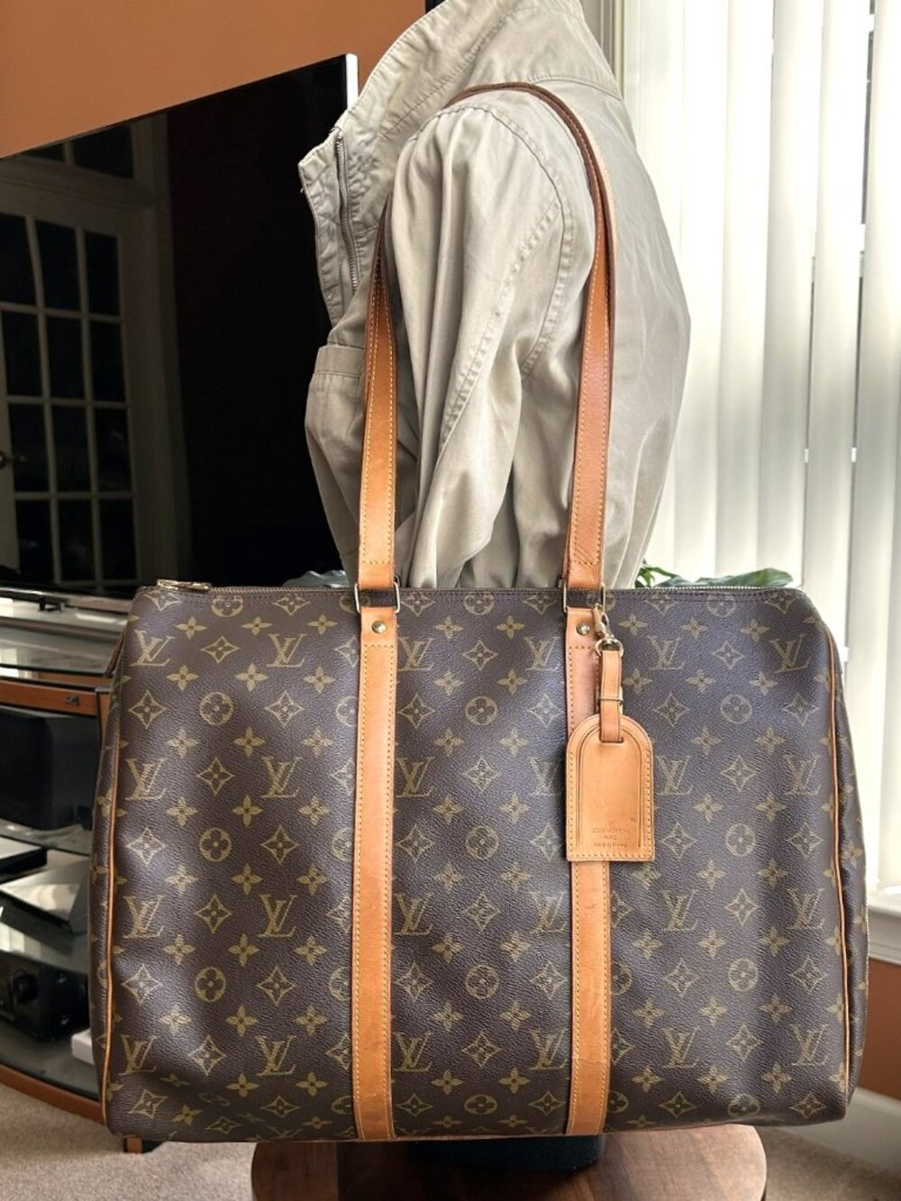 LOUIS VUITTON Monogram Travel Tote Bag, RARE